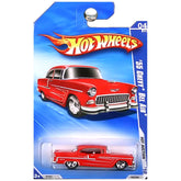 Hot Wheels 2010 Hot Auction '55 Chevy Bel Air, Red